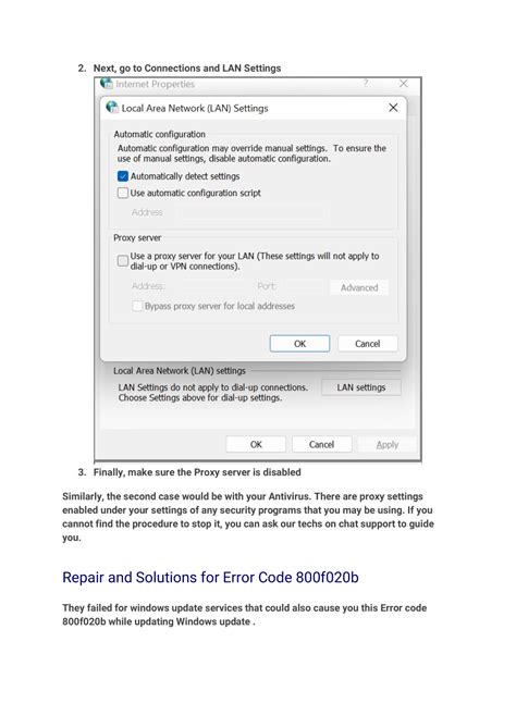 Image result for Error Code 800F020b