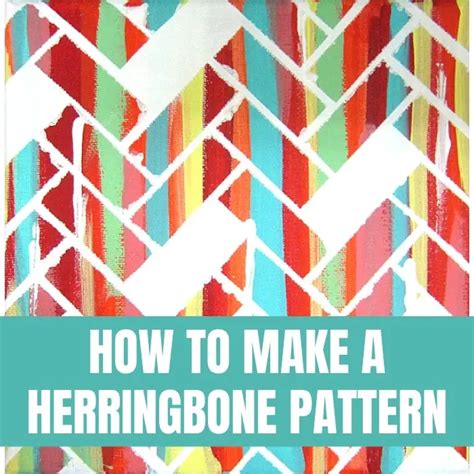 Image result for How to Do a Herringbone Pattern
