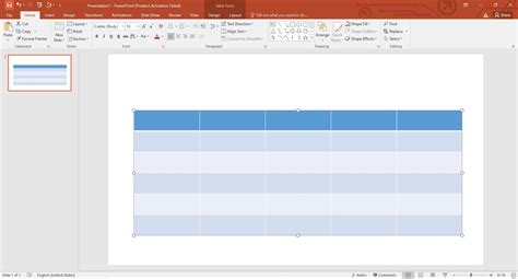 Image result for How to Add Table in PowerPoint