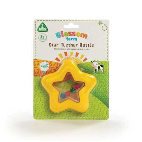 Early Learning Centre Blossom Farm Star Teether Rattle — Toycra