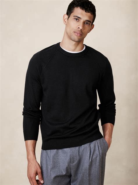 Franco Italian Merino Crew-Neck Sweater | Banana Republic