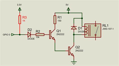 Image result for Transistor Relay Switch Circuit