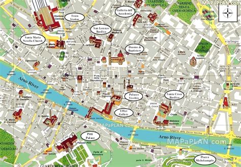 Printable Map Of Florence Italy, Web today we will give you an easy and ...