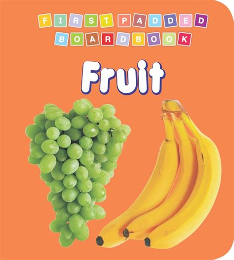 Buy Fruit Padded Board Book for Children Age 0-2 Years- Early Learning ...