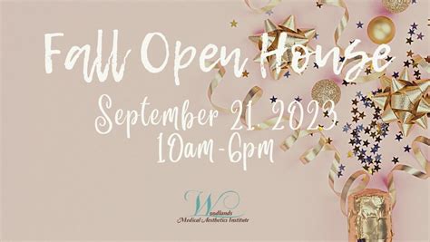 Fall Open House, Woodlands Medical Aesthetics Institute, The Woodlands ...