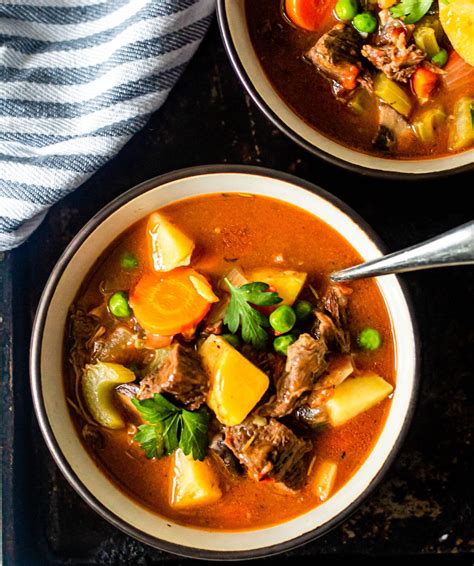 Healthy Beef Stew (Stovetop or Slow Cooker) | Recipe | Beef stew recipe ...