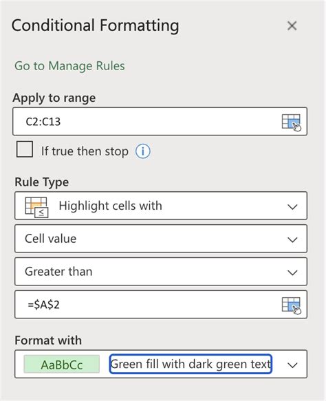 Conditional Formatting Tutorial 的图像结果