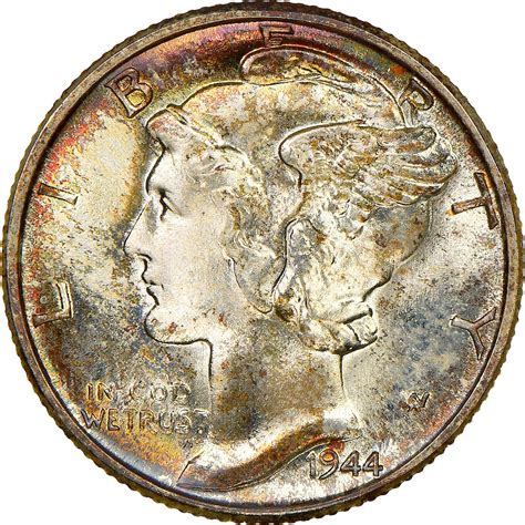 1944 Mercury Dime Prices | Ungraded, NGC, PCGS Values