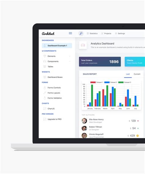 Image result for HTML CSS Bootstrap JavaScript Free Dashboard Template