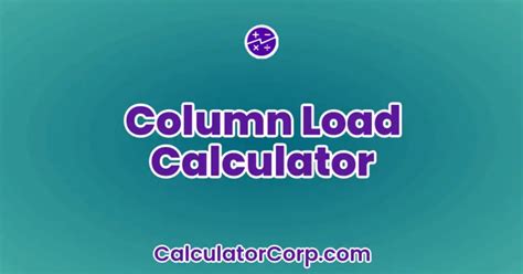 Image result for Column Load Calculator