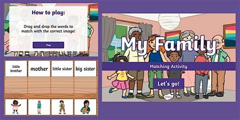 My Family Matching Game｜互動遊戲｜小三適用