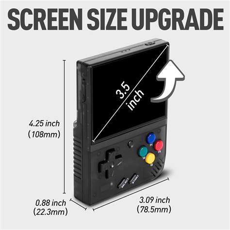 Buy Miyoo Mini Plus Portable Game Console, 3.5 Inch IPS 640x480 Screen ...