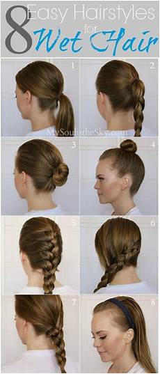 How To Style Your Hair For Swimming by 8 Easy Hairstyles For Hair For When You Re How To Style Your Hair For Swimming