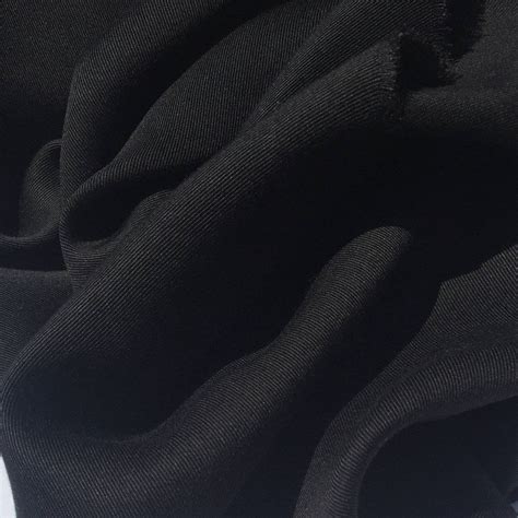 60" Black 100% Lyocell Tencel Gabardine Twill Medium Woven Fabric By ...