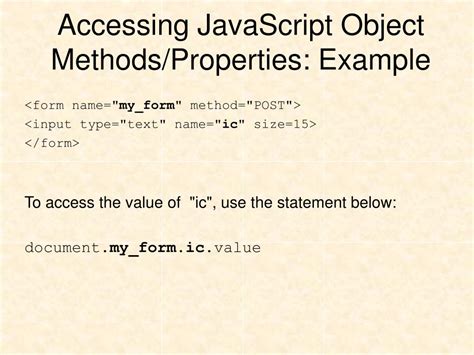 Image result for Symbol for Proerty and Methods in JavaScript Object Model