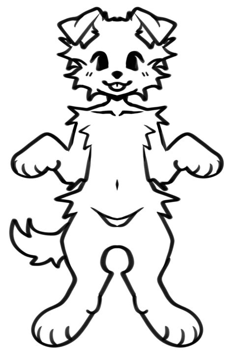 f2u fursona base | Art base, Furry drawing, Drawing base