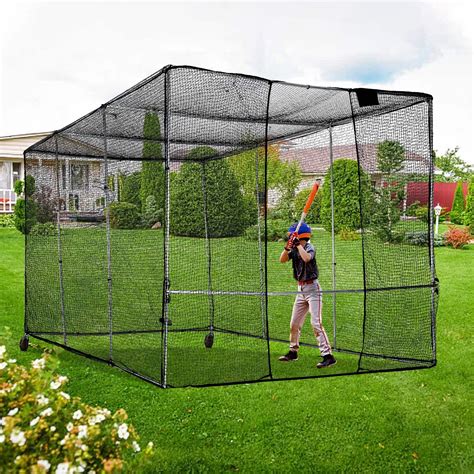 Backyard Baseball Cages Baseball Batting Cage Net Batting Cages For