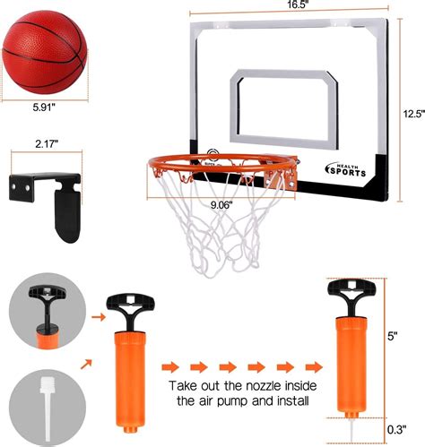 SUPER JOY Indoor Mini Basketball Hoop Set with Complete India | Ubuy