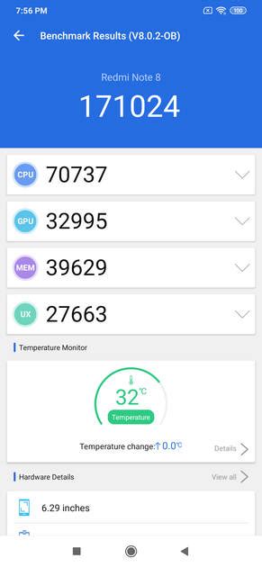 Xiaomi Redmi Note 8 AnTuTu Score, Geekbench Score Results ...