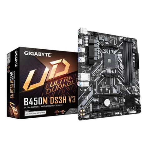 Gigabyte B450M DS3H V3 DDR4 M-ATX Motherboard AMD – Powerplay Builds!