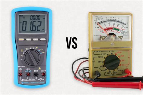 Image result for Analog Multimeter vs Digital Multimeter