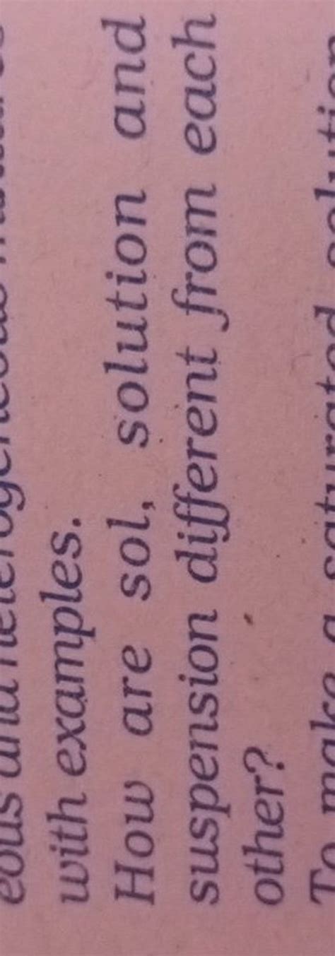 Image result for Suspension vs Solution Examples
