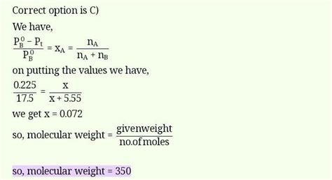 When 25 g of a non - volatile solute is dissolved in 100 g of water ...