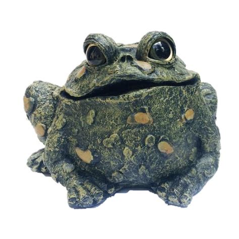 Buy Toad Hollow 7 in. H Large Classic Toad Whimsical Home and Garden ...