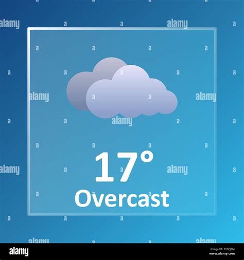 Overcast 17 Degrees Celsius weather forecast. Windy, cloudy, wind speed ...