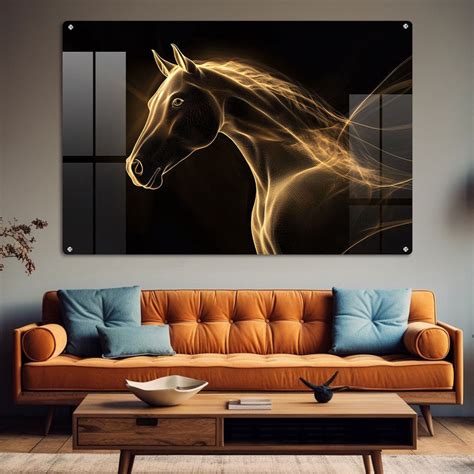Abstract Horse Wall Art: A Modern and Dynamic Piece – FIVE KRAFT