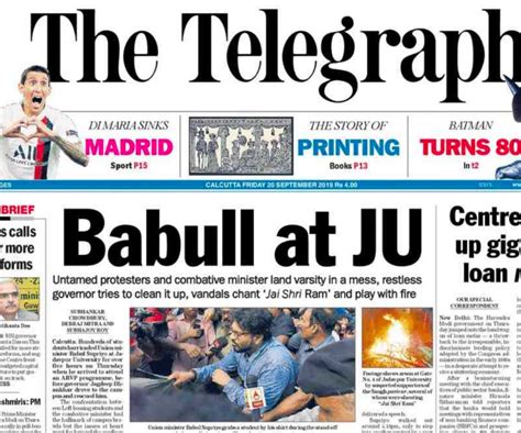 Babul Supriyo 'Calls' Newspaper Editor Demanding Apology For JU ...