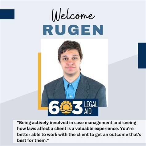 Meet Rugen Taylor, a rising 2L at UNH Law School and an intern with 603 ...