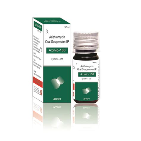 AZINIP-100 Suspension Elkos Healthcare Pvt. Ltd.