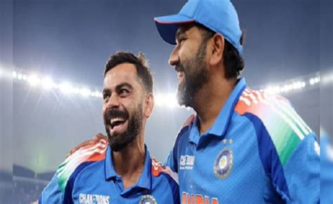 चैंपियंस ट्रॉफी का खिताब जीतने के बाद रोहित शर्मा और विराट कोहली का ICC ...