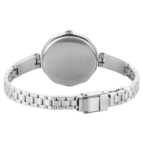 Buy Online Titan Karishma Quartz Analog Blue Dial Stainless Steel Strap ...