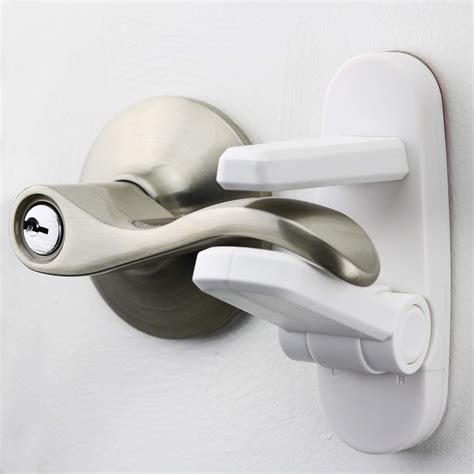 Amazon.com: Door Lever Lock (2 Pack) Child Proof Doors & Handles ...