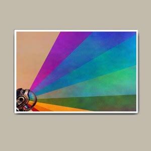 Daft Punk Colour Splatter Wall Hang Fine Art Print - Abstract posters ...