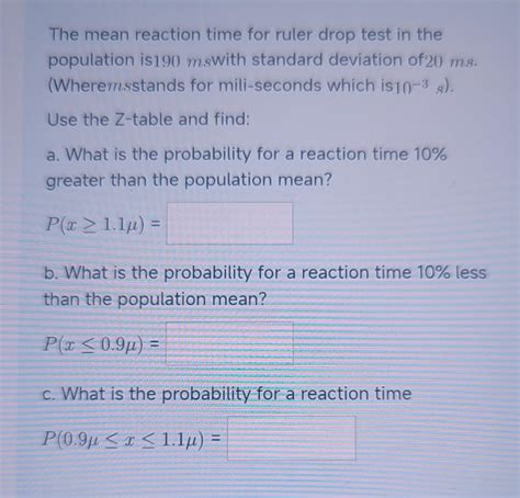 Image result for Ruler Drop Test Average