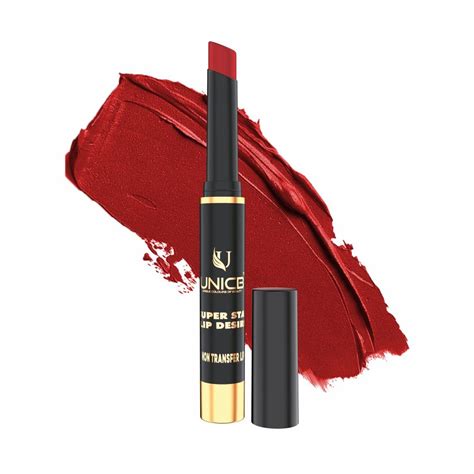 Buy UNICB Super Stay Lip Desire Colour Non Transfer Matte Lipstick ...