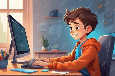 Image result for Computer Learning Cartoon