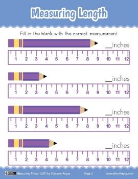 Image result for Measuring Things Worksheet