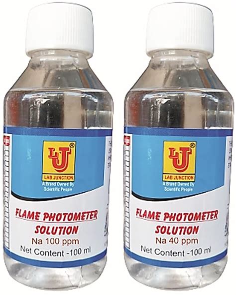 Lab Junction Flame Photometer Standard Solution Sodium Na 100 ppm and ...