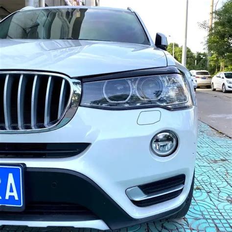 X3 F25 Lci 2014-2017 Headlight Eyebrow Spoiler Skirst Lip Splitter Flag ...