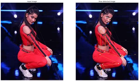 Python Blaze Pose Detector 的图像结果