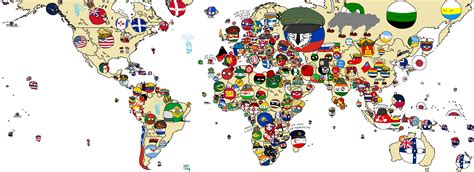 Polandball map of the world in 1950 : r/Kaiserreich