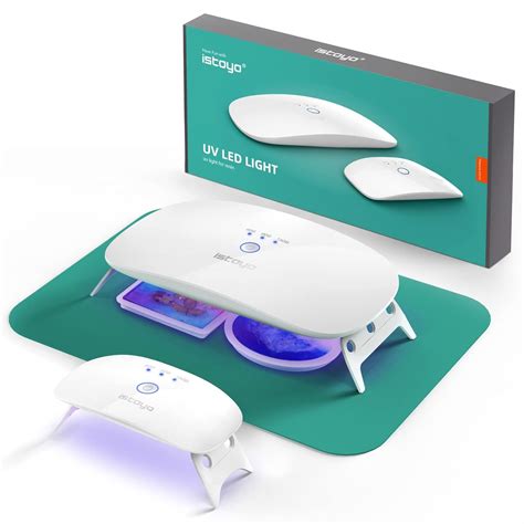ISTOYO 2 Pack UV Light for Resin Curing - Dual Wavelength Portable UV ...