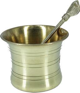 RUDRAKSH Panch Patra with Achmani Pooja Brass Price in India - Buy ...