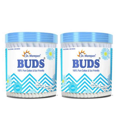 Buy DR. MOREPEN BUDS 100% PURE & ECO FRIENDLY | 100 NO'S | PACK OF 2 ...