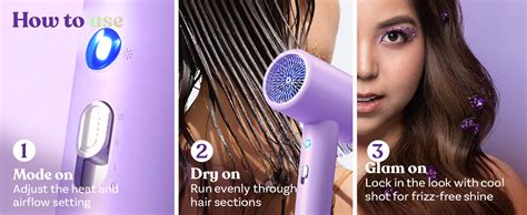 Bombae Ionic Hair Dryer | 1600 Watts | Cool Air Setting | Cool Shot ...