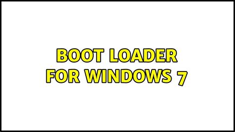 GitHub - tsarpaul/linux-bootloader: Linux Bootloader